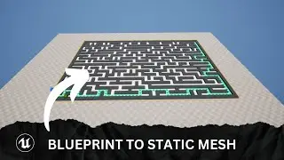 EASY Convert BLUEPRINT to STATIC MESH - Unreal Engine 5 TUTORIAL