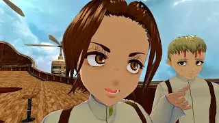 Gabi and Falco talk about What.. (AOT VR)