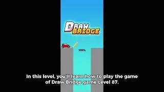 Draw Bridge Puzzle game play level 87🚘