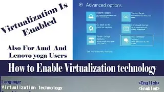 How to Enable Virtualization Technology (VT-x) in Bios Windows 10 |