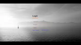 How to create a login page with an image background using HTML, CSS & JavaScript