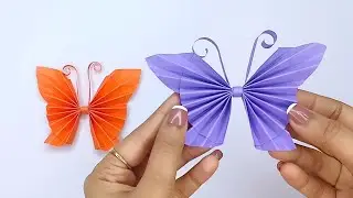 Paper Butterfly || How to make paper origami butterfly || DIY butterfly from paper.