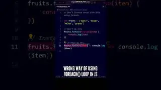 🥰🥰 Why should you not use forEach() Loop like this in JS? #shorts #javascript #programming #coding