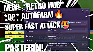 Blox Fruit Best Script *Retro Hub* For Mobile And Pc| *OP* AutoFarm,Get All Fruits| Pastebin