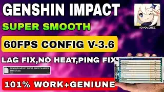[FIX] Genshin Mobile (Android) 60FPS Smooth to Lagging Gameplay | Genshin Impact Config