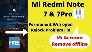 Mi Redmi Note 7 Mi Account Remove | | Redmi Note 7 Bootloader Unlock without Credit