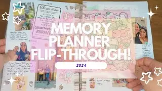 2024 Memory Planner Flip-Through! 📸 Easy and Simple Memory Keeping in a Classic Sized Happy Planner