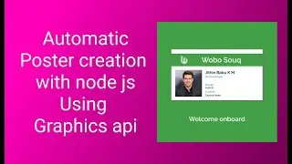 Create Poster images in node js with canvas (pdf of jpeg)