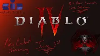 Diablo 4 Launch 1st time play - Techs Play Too