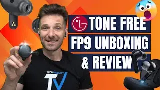 LG TONE FREE FP9 True Wireless Active Noise Canceling Earbuds Unboxing Setup Review