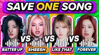 SAVE ONE SONG PER EACH KPOP GROUP 🔥| KPOP QUIZ GAME