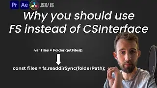 Why You Should Use FS Instead of CSInterface