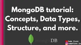 MongoDB tutorial: Concepts, Data Types, Structure, and more