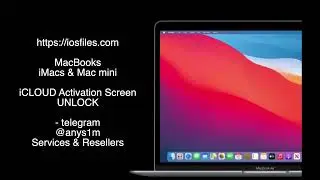 MACBOOK iCloud unlock by Serial FULL TUTORIAL