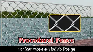 New Release: Procedural Fence Add-on For Blender | Tutorial Guide