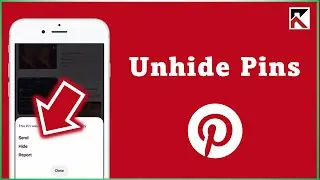 How To Unhide A Pin Pinterest