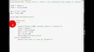 Python Tutorial Special - Conversions Part 2
