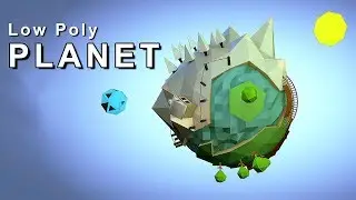 Planet Earth | Low Poly | Cinema 4D Tutorial