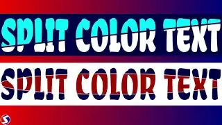 How to split text color How to shape text color in inkscape Split text Split  text color in inkscape