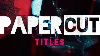 Paper Cut Titles - After Effects Template