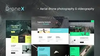 DroneX | Aerial Photography & Videography WordPress Theme | Themeforest Website Templates and Themes