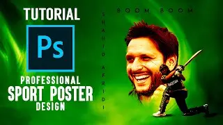 Professional Sport Poster Design in Photoshop 2020 Tutorial by GFX Mentor Designer