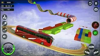 Mega Ramp Bus Simulator - Ramp Bus Simulator 3D - Android Gameplay