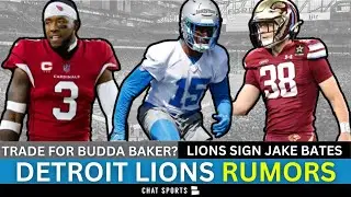 Detroit Lions Rumors: Trade For Budda Baker? Lions Sign Jake Bates + Isaiah Buggs Arrested