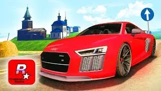 ДЕРЗКАЯ AUDI R8 НА СЕЛЬСКИХ ДОРОГАХ! - GTA: КРИМИНАЛЬНАЯ РОССИЯ ( RODINA RP )
