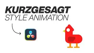 Kurzgesagt type 2D Animation in DaVinci Resolve 18 (FusionTutorial)