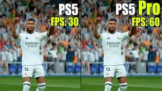 PS5 vs. PS5 Pro Comparison | EA Sports FC 25 (FIFA 25)