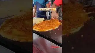 Pav Bhaji Dosa from Om Sai Dosa Center Thakur Village Kandivali East #shorts #youtubeshorts #foodie