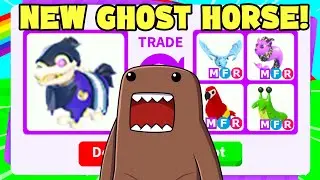 Trading UNDEAD JOUSTING HORSE in NEW ADOPT ME UPDATE!