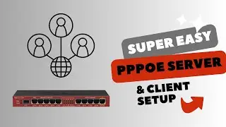 Super Easy Mikrotik PPPOE Server & Client Setup - Manage Speed, Block Clients Etc.