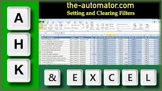 Filtering Data in Excel with AutoHotkey