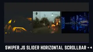 How to create a swiperjs slider with horizontal scrollbar
