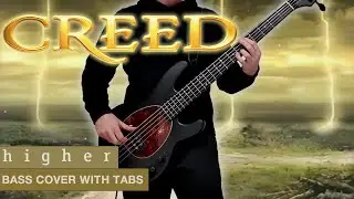 Creed - Higher - Bass Cover with Tabs #creed #bass