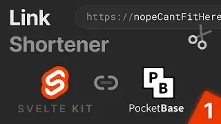 Link Shortener Project with Svelte Kit and PocketBase #1 - Setup & Configuration