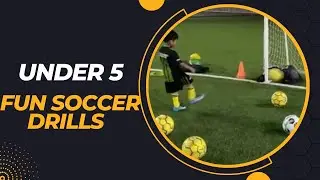 U5 fun soccer drills || dribbling ||kicking ||spatial awareness || grassroots soccer