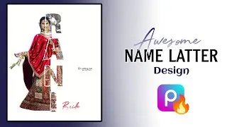 Name Letter - Portrait Photo Editing || Text Latter Photo Editing In Picsart || Rc Editing Club