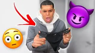 ANOTHER GIRL SENT ME UNDERWEAR... (GIRLFRIEND REACTS)