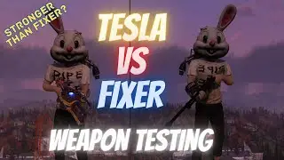 Fallout 76 OP Tesla Rifle vs The Fixer | Weapon Testing Season 15