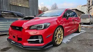 Subaru Levorg VM4 Candy Red rear cut. Авто в разбор.