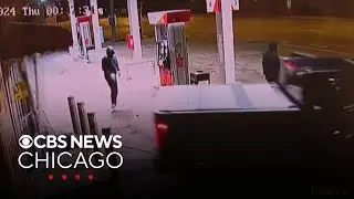 Crew uses pickup truck, chains to break into Chicago business, steal ATM