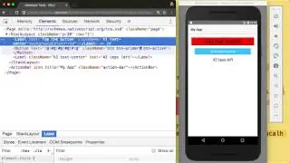 Debugging NativeScript Apps with the Chrome Dev Tools Elements Tab