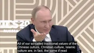 Putin: BRICS Will Grow and Expand In Full Coordination with All Its Partners - English Subtitles