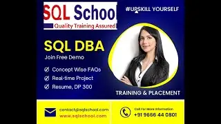 SQL DBA Project Training Sessions | Best SQL DBA Training | SQL School