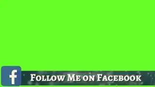 Green Screen Facebook Button Intro | subscribe button green screen