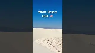 Desert with white sand USA #shorts #youtubeshorts #whitesand #desert #usatravel