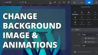 How To Change Background Image | Animation | In Slider Revolution Tutorial